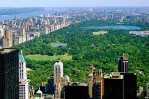 La vue sur Central Park du Rockefeller Center, magique !