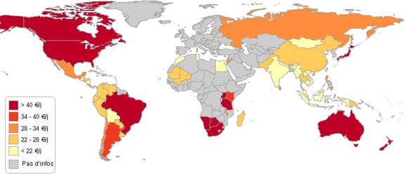 carte budget tour du monde