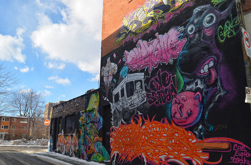 Du street art à Montréal, c'est possible