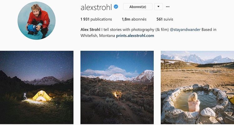 alex strohl instagram