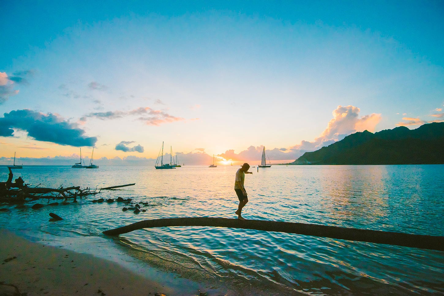 Ta'ahiamanu est une plage publique à faire à Tahiti 