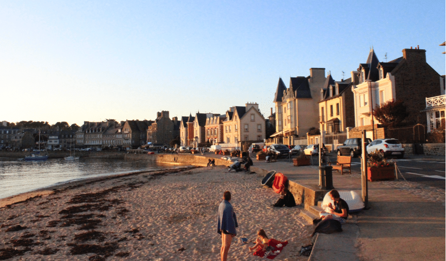 Un coucher de soleil à Saint-Malo