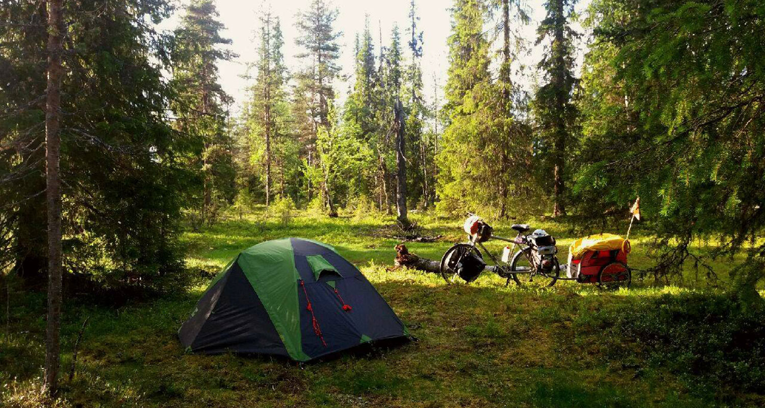 bivouac en Géorgie