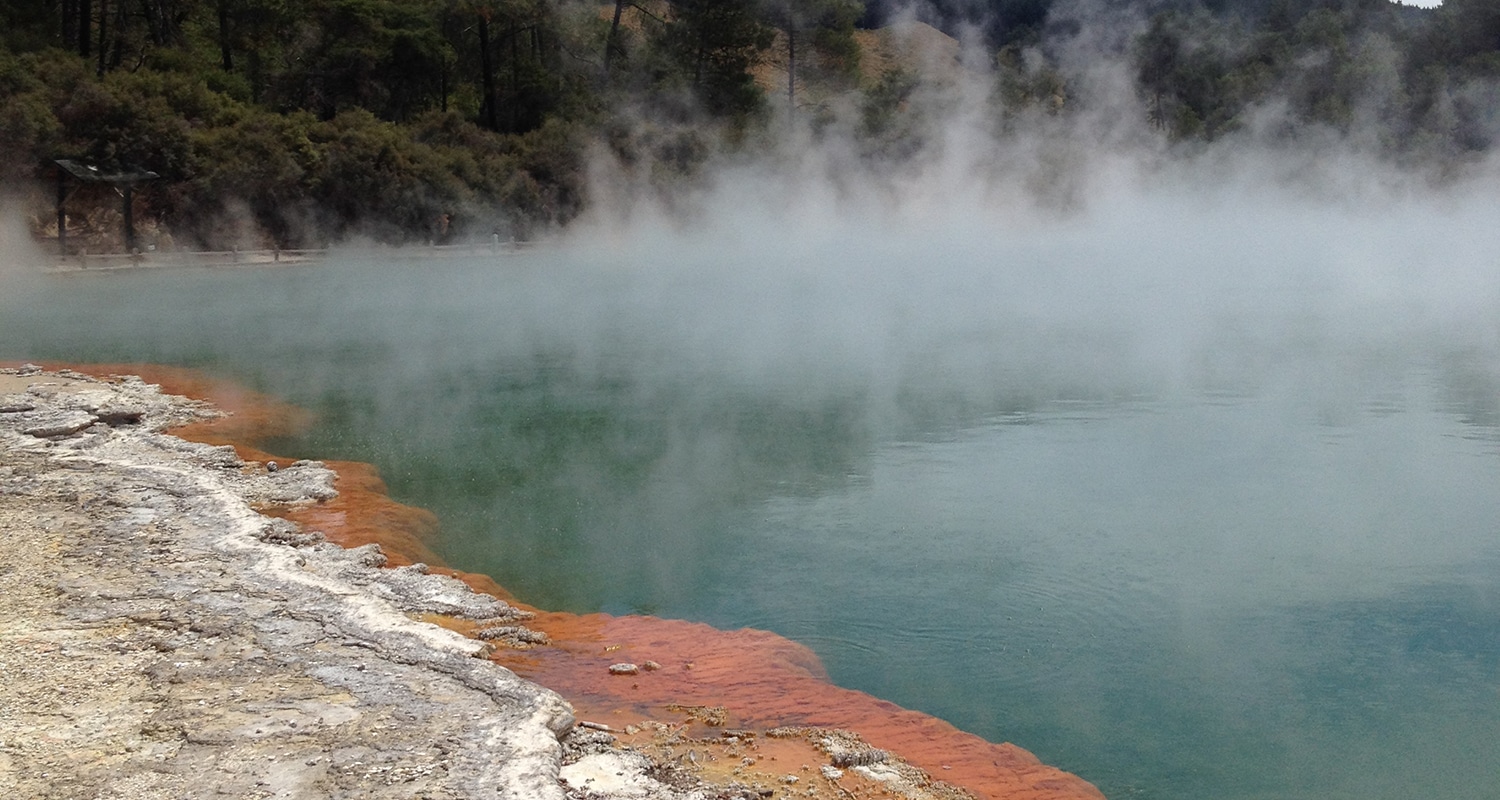 le parc Wai o tapu en nouvelle zélande