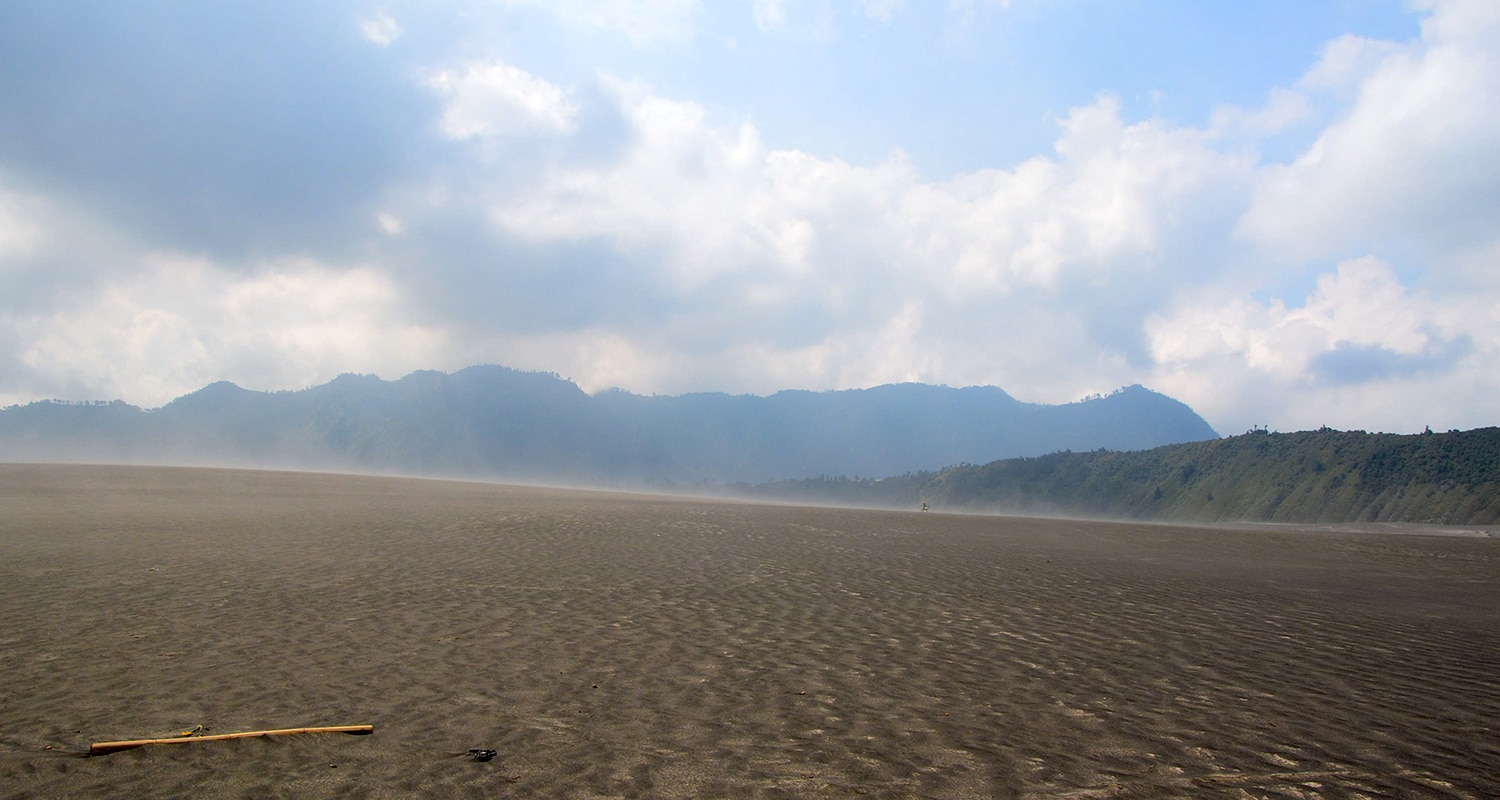 le mont bromo vu de loin