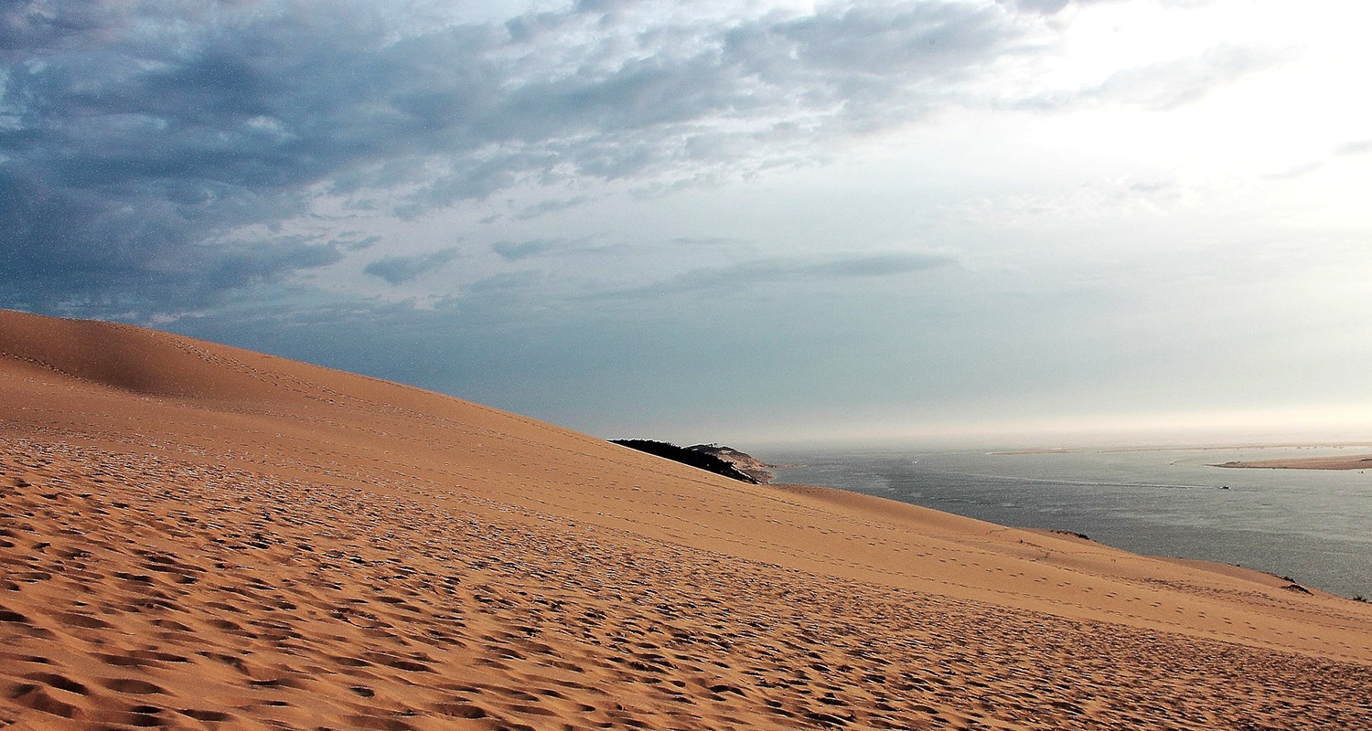 Dune du pilat au sud ouest de la France, lieux idéal pour un weekend nature