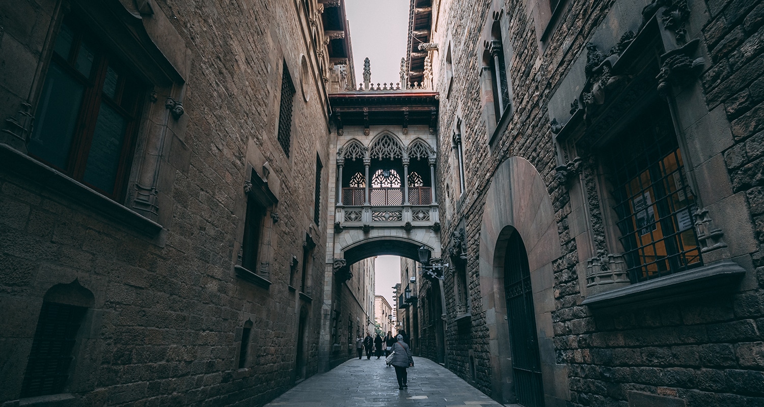 Le quartier gothique à barcelone