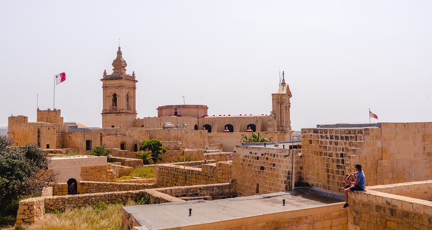 La citadelle à Gozo