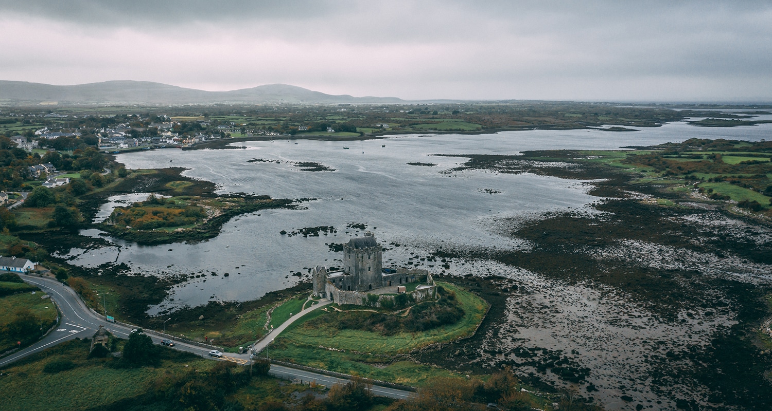 Château de Dunguaire, un paysage typiquement irlandais 