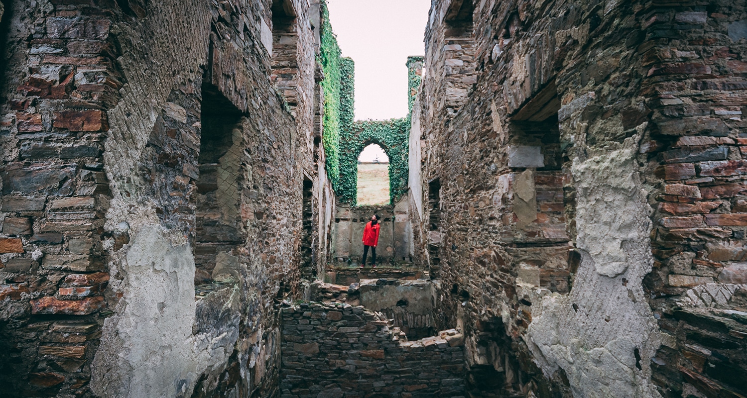 Session urbex au Château de Clifden en Irlande