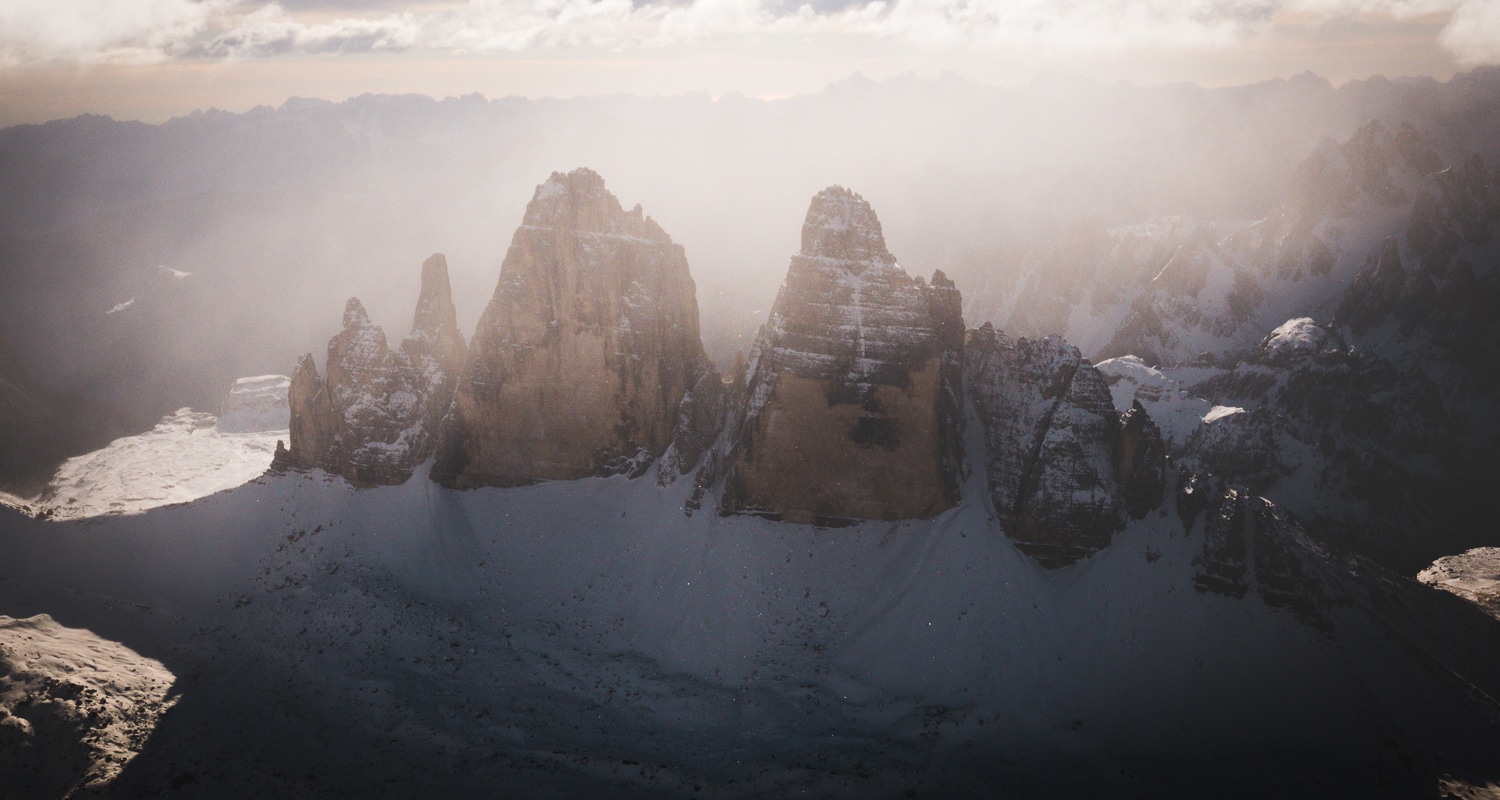 Les 3 cimes, l'un des plus beaux sommets des Dolomites