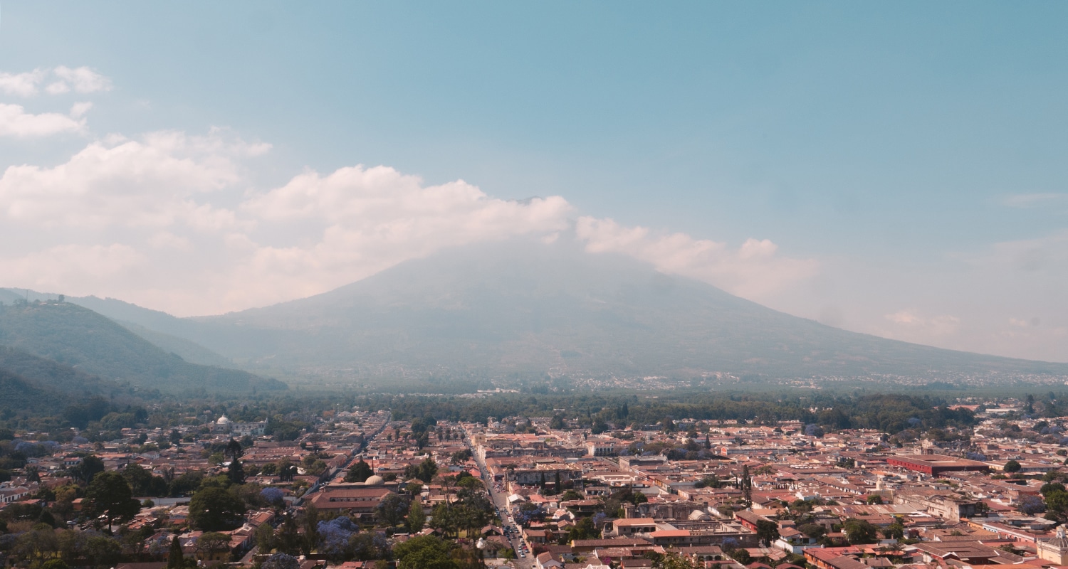 Le point de vue Cerro de la Cruz à antigua