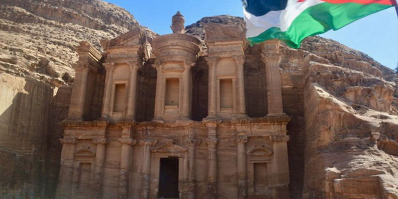 Petra en jordanie