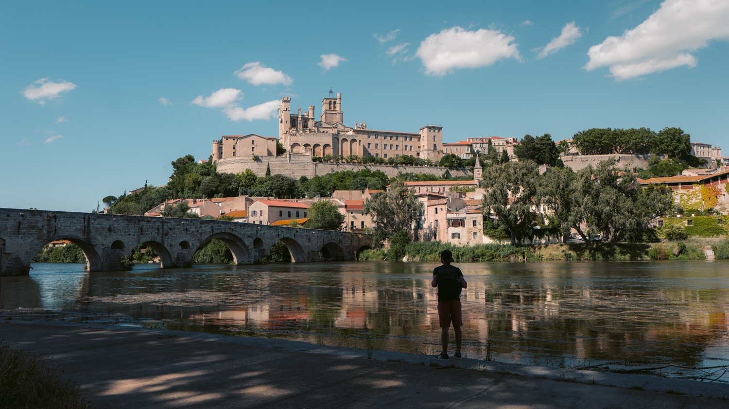 La ville de bezier dans l'Hérault