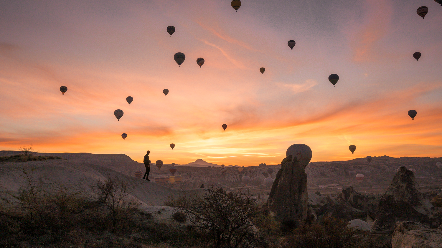 Le lever de soleil sur la cappadoce, la raison de visiter cet endroit