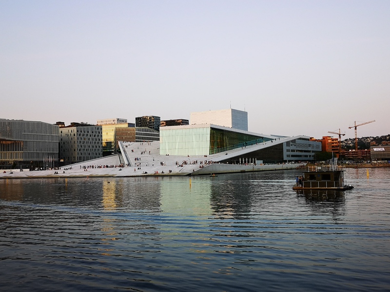 Rooftop de l'opéra d'Oslo à visiter