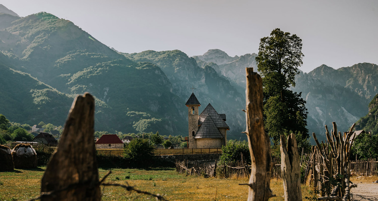 village des Balkans