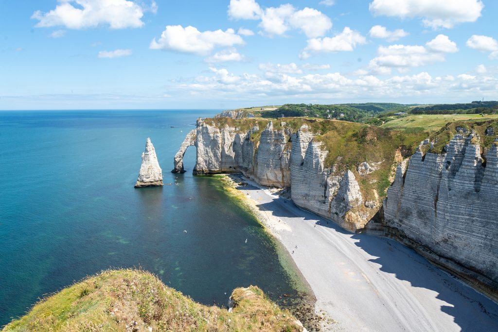 Les falaises d'Etretat en Normandie