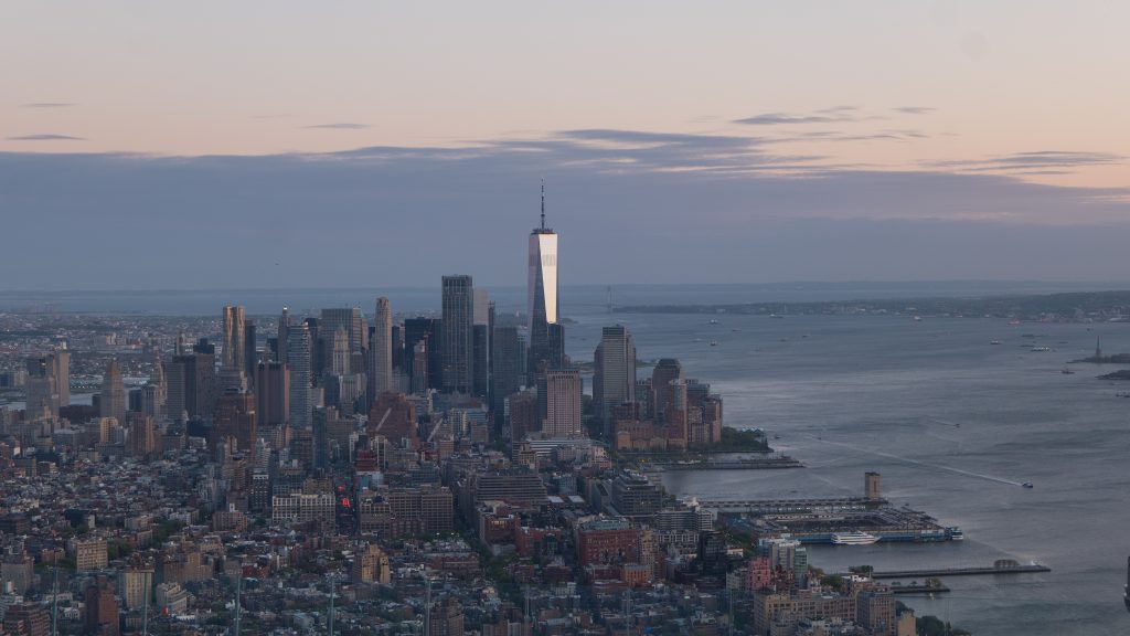 Vue depuis l'observatoire The Edge