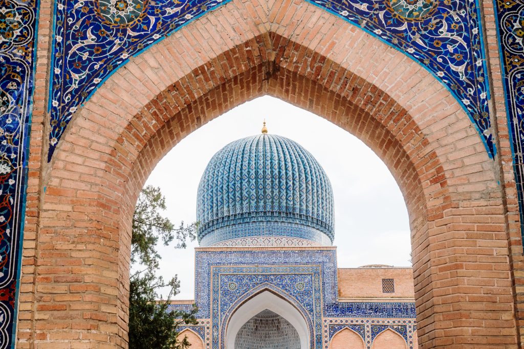 Bazar Siab de Samarcande et ses étals